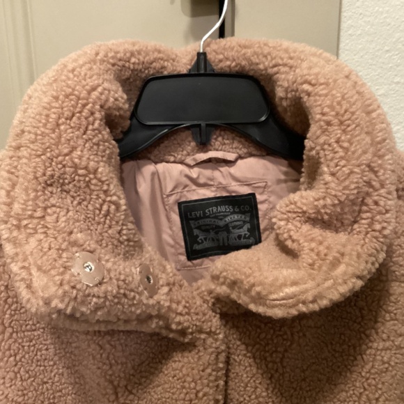 Levi's Quilted Faux Fur Short Teddy Jacket, size M - Picture 7 of 16